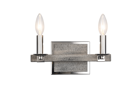 Matteo Lighting Cordove 2 Light Wall Sconce in Brown Model: S07802WD