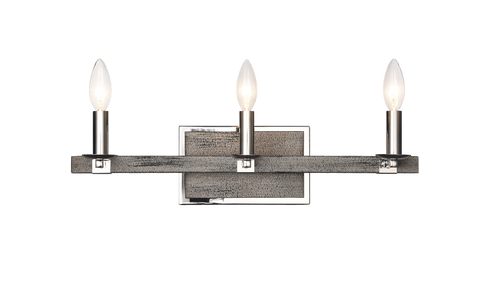 Matteo Lighting Cordove 3 Light Wall Sconce in Brown Model: S07803WD