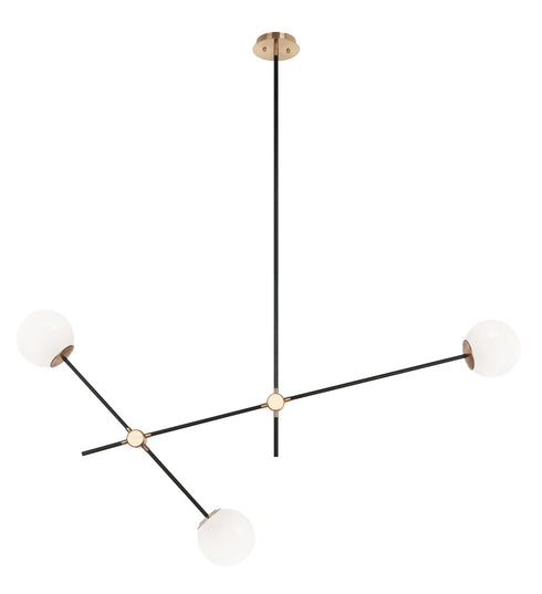 Matteo Lighting Cosmic in Aged Gold Brass Pendant Model: C78713AGCL