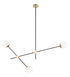 Matteo Lighting Cosmic in Aged Gold Brass Pendant Model: C78713AGCL