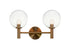 Matteo Lighting Cosmo in Aged Gold Brass Wall Sconce Model: S06002AGCL