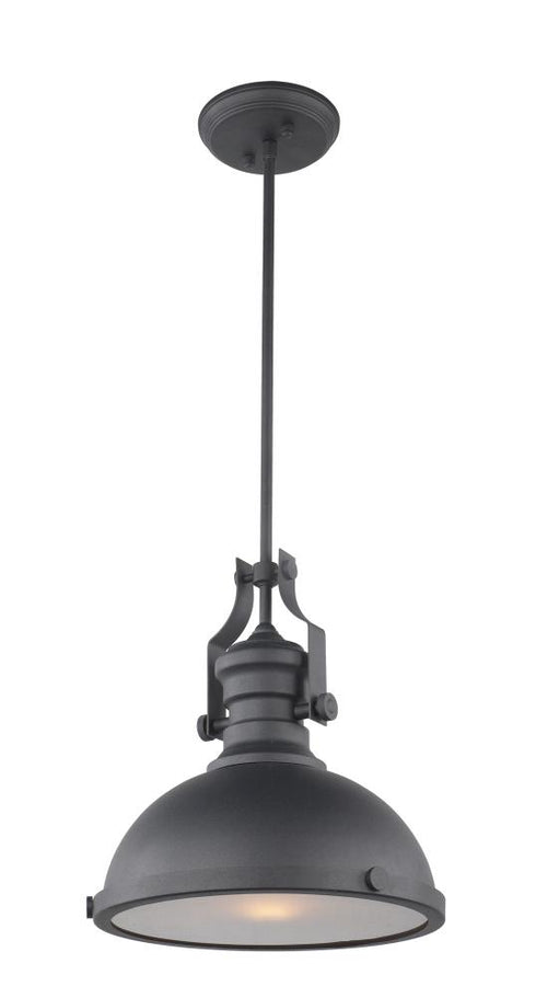 Matteo Lighting Cresswell Series 1 Light Pendant in Nickel Model: C53802BN