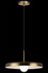 Matteo Lighting Creston 1 Light Pendants in Black Model: C34421MBOP