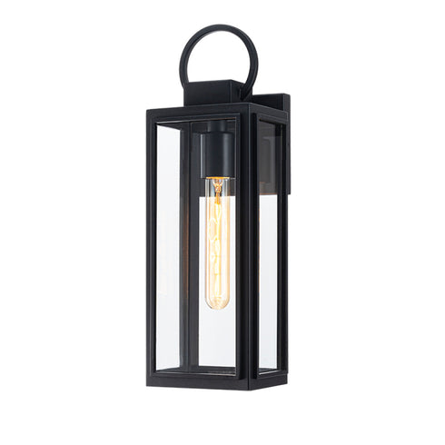 Matteo Lighting Crosby in Matte Black Outdoor Lighting Model: E20101MB