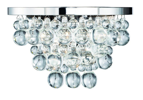 Matteo Lighting Crystal Fruit Vacio 2 Light Wall Sconce in Chrome Model: W00202CH