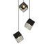 Matteo Lighting Cube 3 Light Pendants in Gold Model: C30503CG
