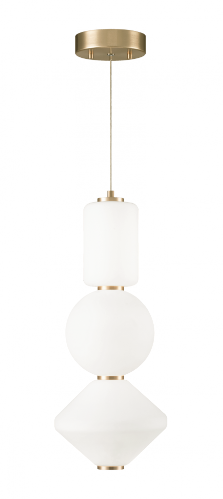 Matteo Lighting Dango 1 Light Pendant in Gold Model: C82432OG