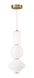 Matteo Lighting Dango 1 Light Pendant in Gold Model: C82432OG