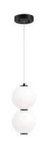 Matteo Lighting Dango 1 Light Pendants in Black Model: C82421OB