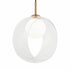 Matteo Lighting Delcia 1 Light Pendants in Combination Finishes Model: C60611AGCL