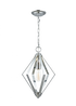 Matteo Lighting Diamant 1 Light Pendant in Black Model: C69201MB