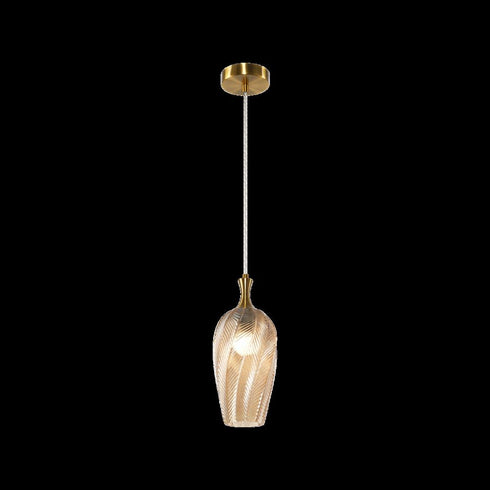Matteo Lighting Eesha in Aged Gold Brass Pendant Model: C30901AGAM
