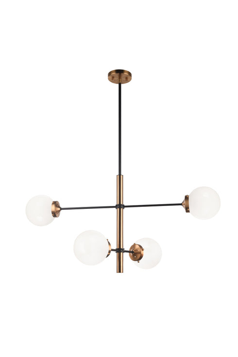 Matteo Lighting Enchant in Aged Gold Brass Pendant Model: C78104AGCL