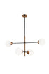 Matteo Lighting Enchant in Aged Gold Brass Pendant Model: C78104AGCL