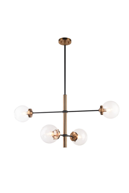 Matteo Lighting Enchant in Aged Gold Brass Pendant Model: C78104AGCL
