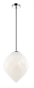 Matteo Lighting Gemma 1 Light Pendant in White Model: C78011OP