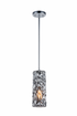 Matteo Lighting Glaze 1 Light Pendant in Gray Model: C61901SM