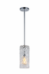 Matteo Lighting Glaze 1 Light Pendant in Gray Model: C61901SM