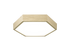 Matteo Lighting Hexol 1 Light Flush Mounts in Gold Model: M12611OG