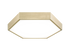 Matteo Lighting Hexol 1 Light Flush Mounts in Gold Model: M12614OG