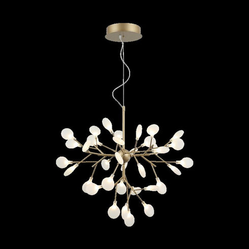 Matteo Lighting Hydragea Bloom in Gold Pendant Model: C69830GL