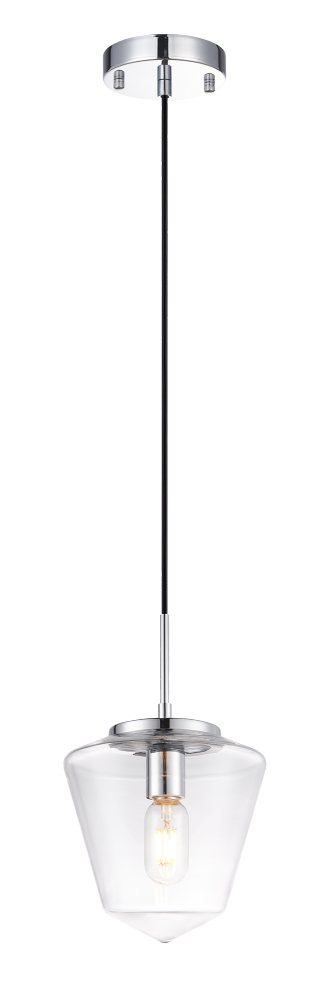 Matteo Lighting Idina 1 Light Pendant in Chrome Model: C80301CH