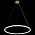 Matteo Lighting Inkara 1 Light Pendants in Black Model: C34832MB