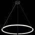 Matteo Lighting Inkara 1 Light Pendants in Black Model: C34840MB