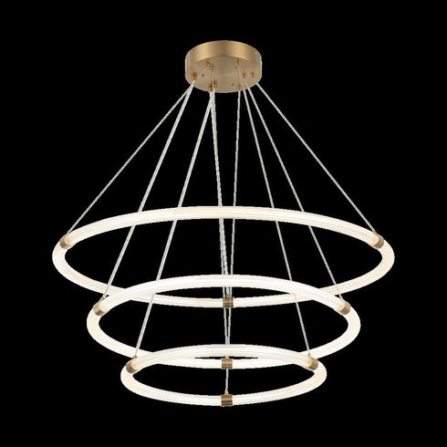 Matteo Lighting Inkara in Aged Gold Brass Pendant Model: C34896AG
