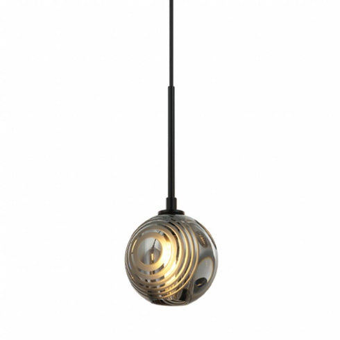 Matteo Lighting Jemyca 1 Light Pendants in Combination Finishes Model: C61601AGCL