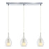 Matteo Lighting Jericho in Black and Chrome Pendant Model: C37513CHCL