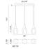 Matteo Lighting Jericho in Black and Chrome Pendant Model: C37513CHCL