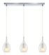 Matteo Lighting Jericho in Black and Chrome Pendant Model: C37513CHCL