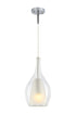 Matteo Lighting Jericho in Black and Chrome Pendant Model: C37521CHCL