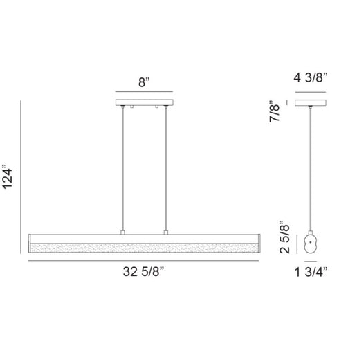Matteo Lighting Junction in Matte Black Pendant Model: C36533MB