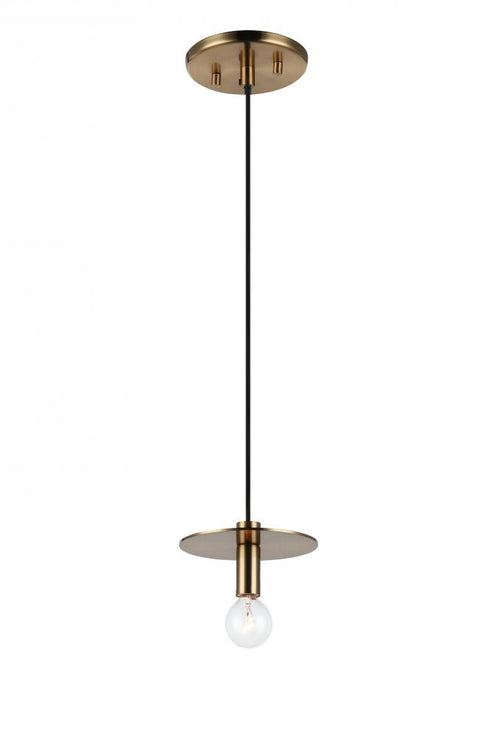 Matteo Lighting Kasa 1 Light Pendant in Combination Finishes Model: C54901AG