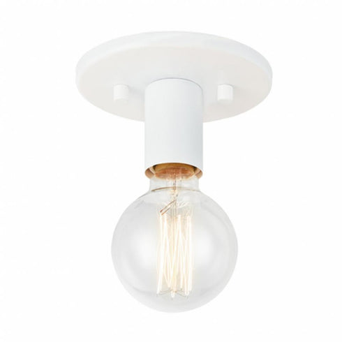 Matteo Lighting Kasa 1 Light Wall Sconce/Ceiling Mount in White Model: WX54911WH