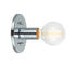 Matteo Lighting Kasa 1 Light Wall Sconce/Ceiling Mount in White Model: WX54911WH