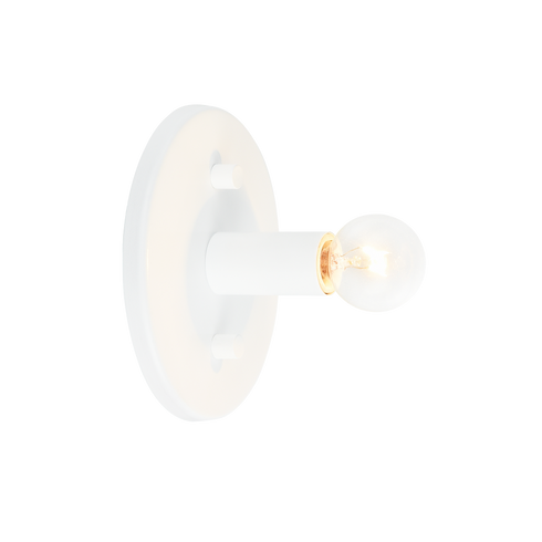 Matteo Lighting Kasa 1 Light Wall Sconce in White Model: W54901WH