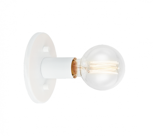Matteo Lighting Kasa 1 Light Wall Sconce in White Model: W54911WH