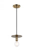 Matteo Lighting Kasa in Aged Gold Brass Pendant Model: C54911AG