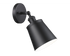 Matteo Lighting Kinsley 1 Light Wall Sconce in Black Model: S08201BK