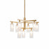 Matteo Lighting Kristof 9 Light Chandelier in Combination Finishes Model: C60809AG