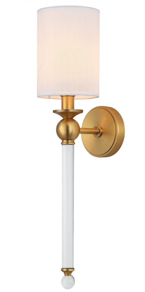 Matteo Lighting La Barra 1 Light Wall Sconce in Chrome Model: S00401CH