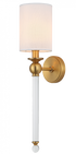 Matteo Lighting La Barra 1 Light Wall Sconce in Chrome Model: S00401CH