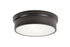Matteo Lighting Lalonde 1 Light Ceiling Mount in Black Brass Gold Model: M12218BKAG