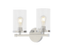 Matteo Lighting Liberty 2 Light Wall Sconce in Black Model: S06102BK