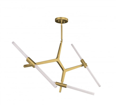 Matteo Lighting Lightsaber 6 Light Chandelier in Gold Model: C55806GL