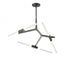 Matteo Lighting Lightsaber 6 Light Chandelier in Gold Model: C55806GL