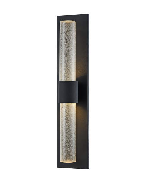 Matteo Lighting Likwid 2 Light Wall Sconce in Black Model: S02702MB